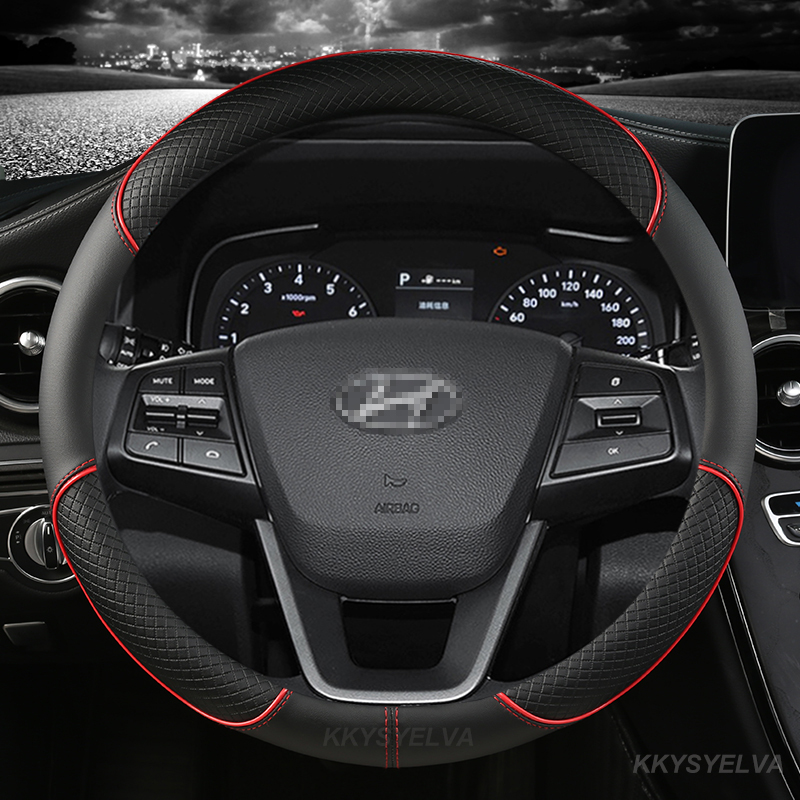 ستوكات الجلود غطاء عجلة القياد - مراجعة Car Steering Wheel Cover Anti Slip Breathable وسعره