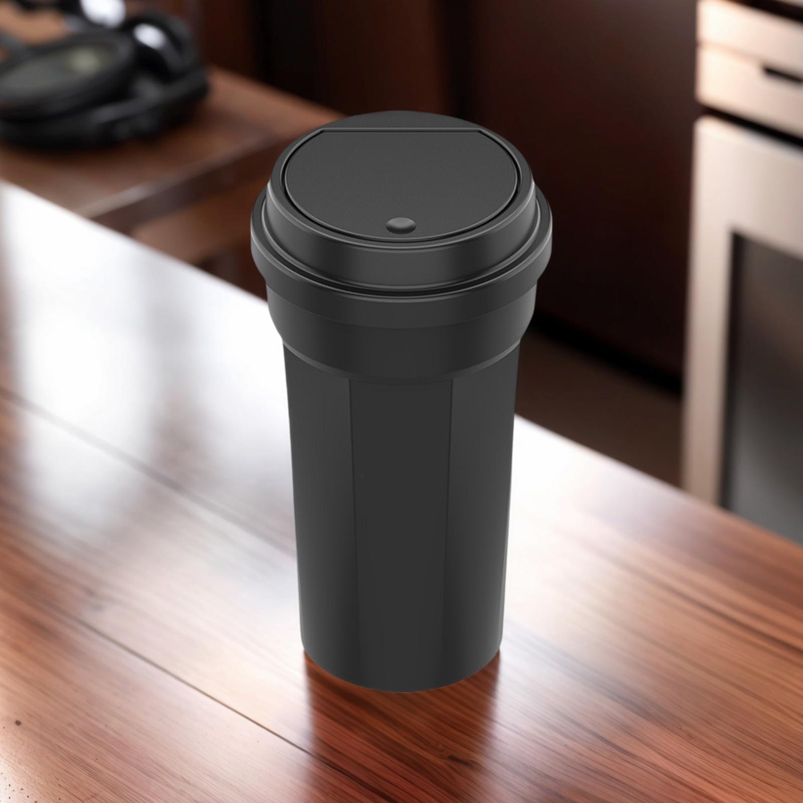 حامل أكواب سلة المهملات للسيار - مراجعة Waterproof Car Trash Can With Lid وسعره