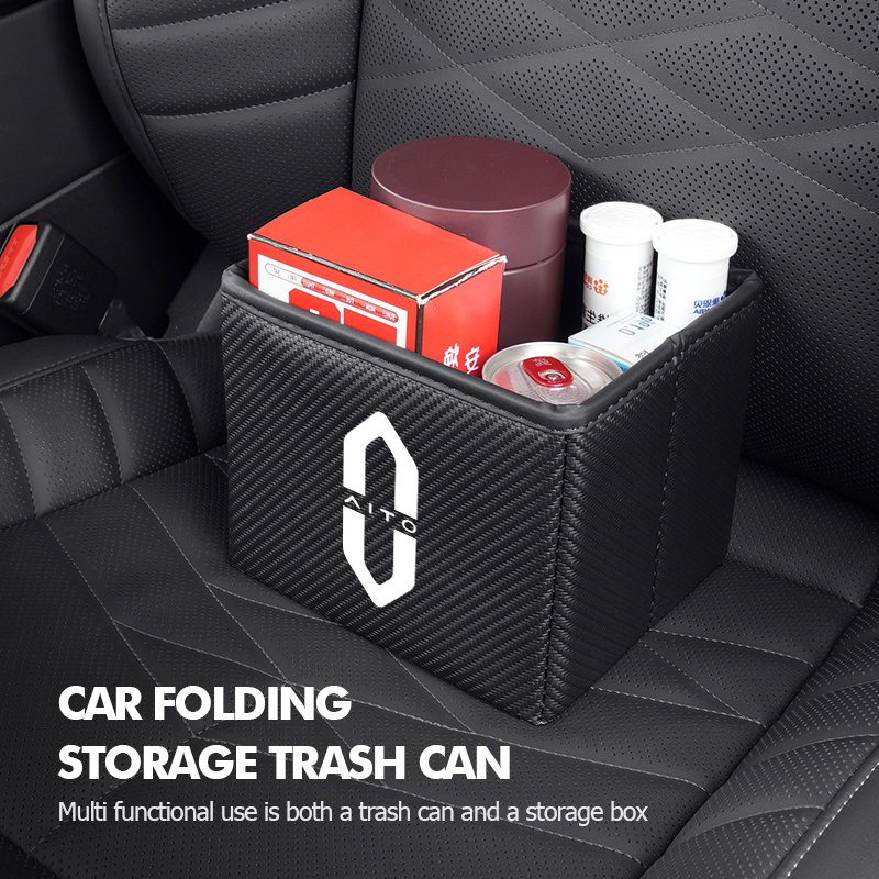 سلة مهملات للسيارة قابلة للطي  - مراجعة Waterproof Car Trash Can With Lid وسعره