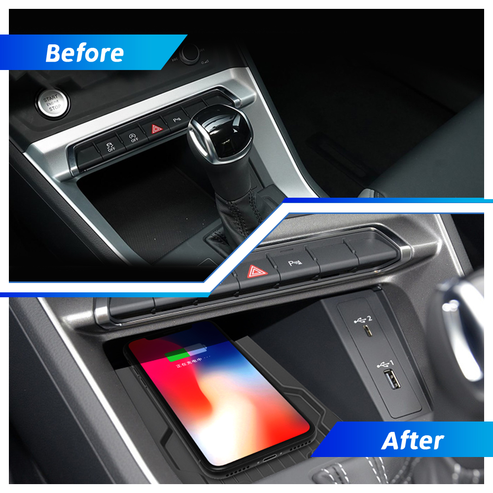 شاحن سيارة لاسلكي بقوة 15 واط، - مراجعة Wireless Car Charger Mount Fast Charging وسعره