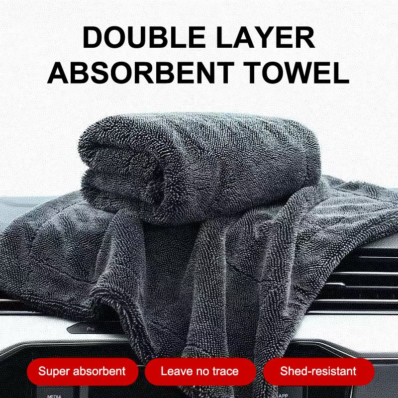 [CA2] منشفة تجفيف من الألياف ا - مراجعة Microfiber Car Drying Towel Super Absorbent وسعره