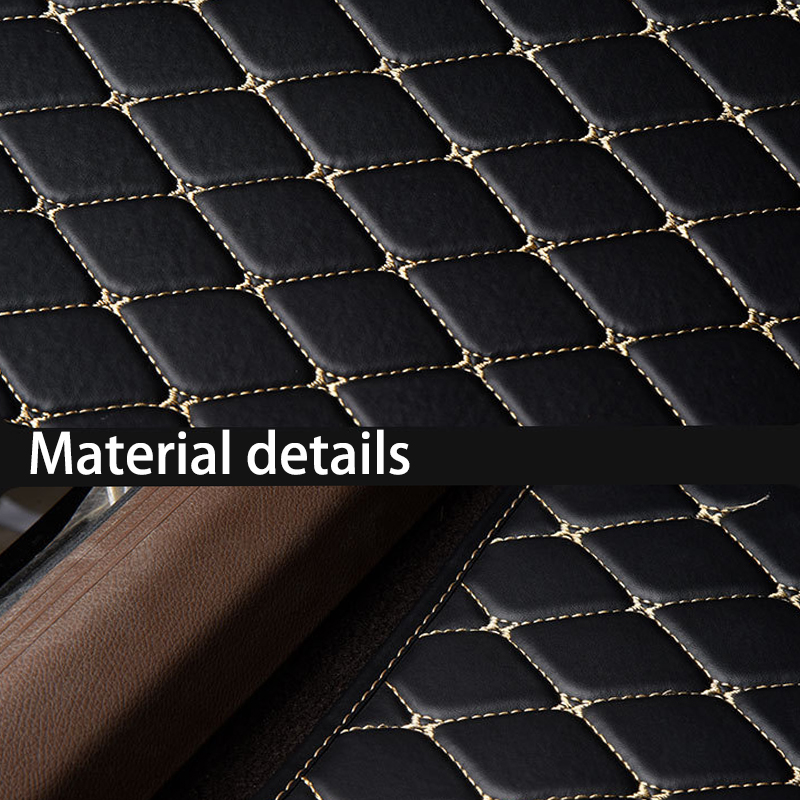 مجموعة من 5 قطع من دواسات السي - مراجعة Car Floor Mats Universal Waterproof Leather وسعره