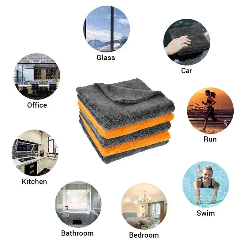 منشفة سيارات من الألياف الدقيق - مراجعة Microfiber Car Drying Towel Super Absorbent وسعره