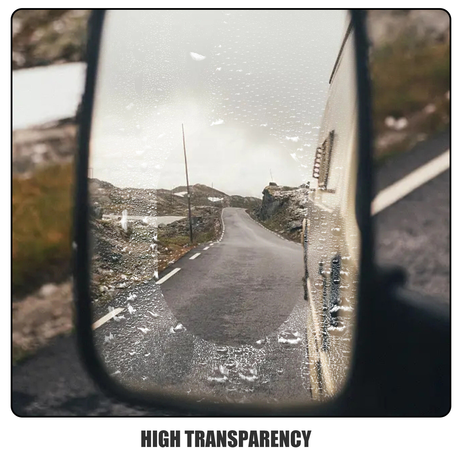 20 قطعة من أفلام حماية مرايا ا - مراجعة Anti Glare Car Rearview Mirror Film وسعره