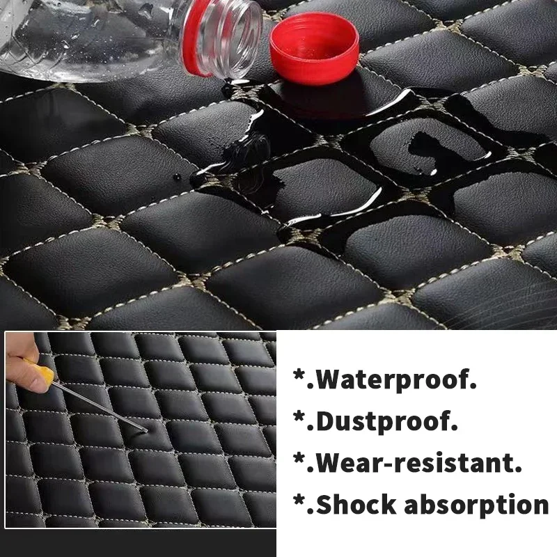 الحصير سيارة جلدية لسيارة جيب  - مراجعة Car Floor Mats Universal Waterproof Leather وسعره