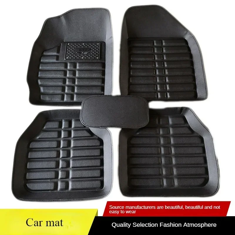 الحصير سيارة جلدية فاخرة جديدة - مراجعة Car Floor Mats Universal Waterproof Leather وسعره