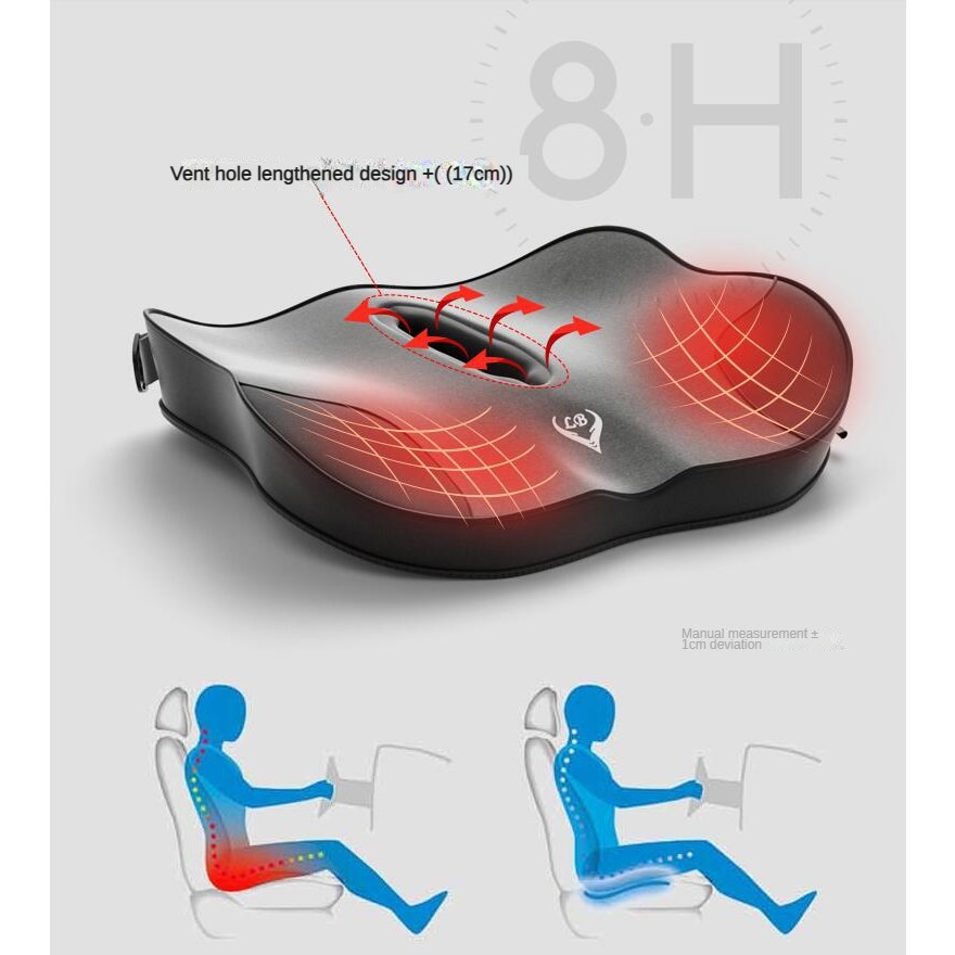 رغوة الذاكرة كرسي مكتب وسادة م - مراجعة Memory Foam Car Neck Pillow Lumbar Support وسعره
