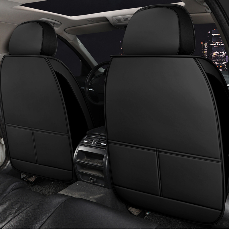 أغطية مقاعد سيارة جلدية كاملة  - مراجعة Leather Car Seat Covers Full Set Universal وسعره