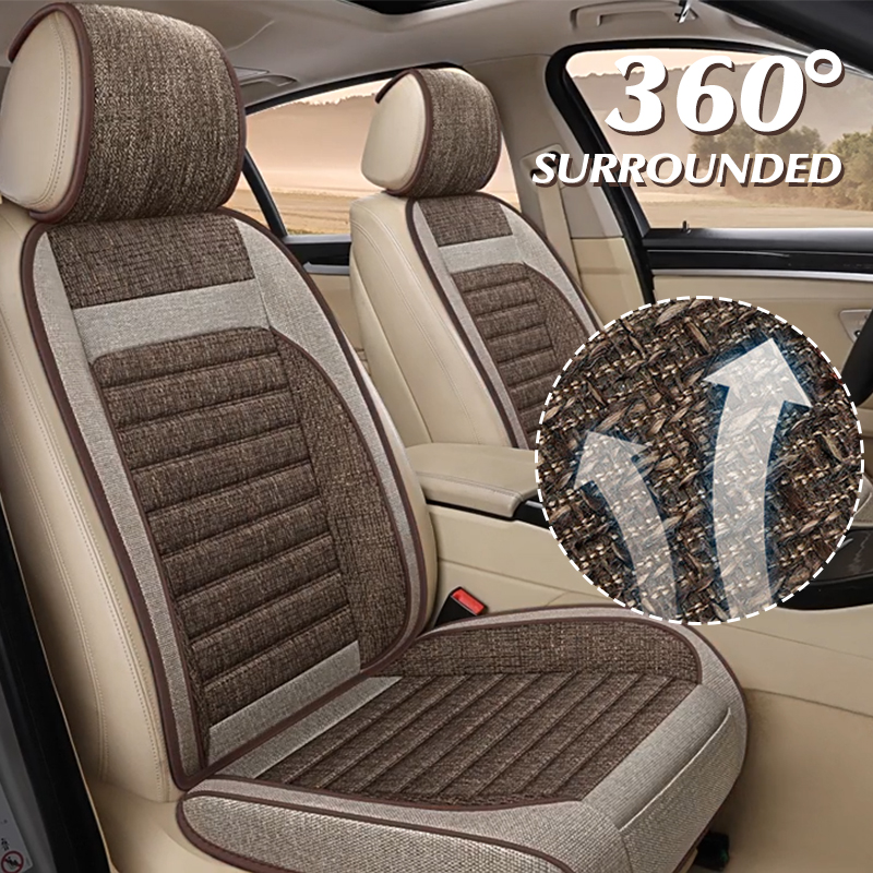 أغطية مقاعد سيارة شاملة من الك - مراجعة Leather Car Seat Covers Full Set Universal وسعره