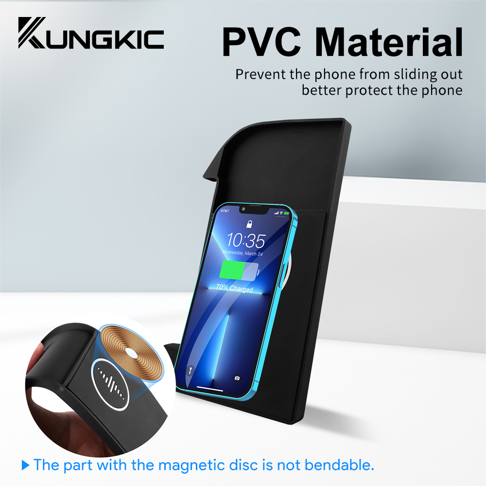 شاحن لاسلكي للسيارة بقوة 15 وا - مراجعة Wireless Car Charger Mount Fast Charging وسعره