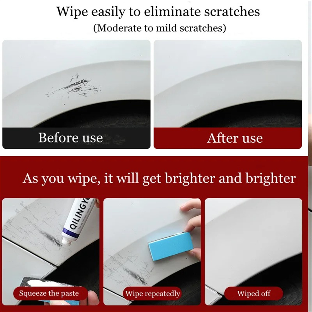 سيارة خدش إصلاح الشمع عدة طحن  - مراجعة Car Scratch Repair Polishing Wax Paste وسعره