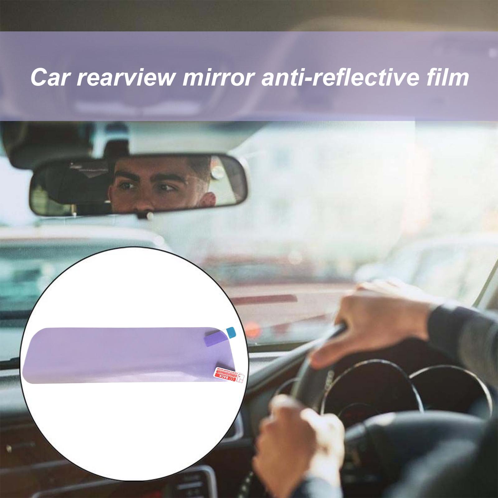ملصق مضاد للوهج لمرآة السيارة  - مراجعة Anti Glare Car Rearview Mirror Film وسعره